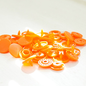 10쌍)12mm미니콩T단추-오렌지(114973)