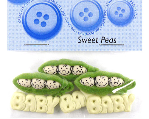 수입단추-2]Sweet Peas-5822 