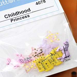 수입단추-1]Childhood Princess-4078 