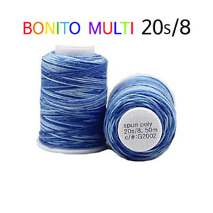 Bonito 20s/8(보니또 무지개 실)-G2002 블루멀티